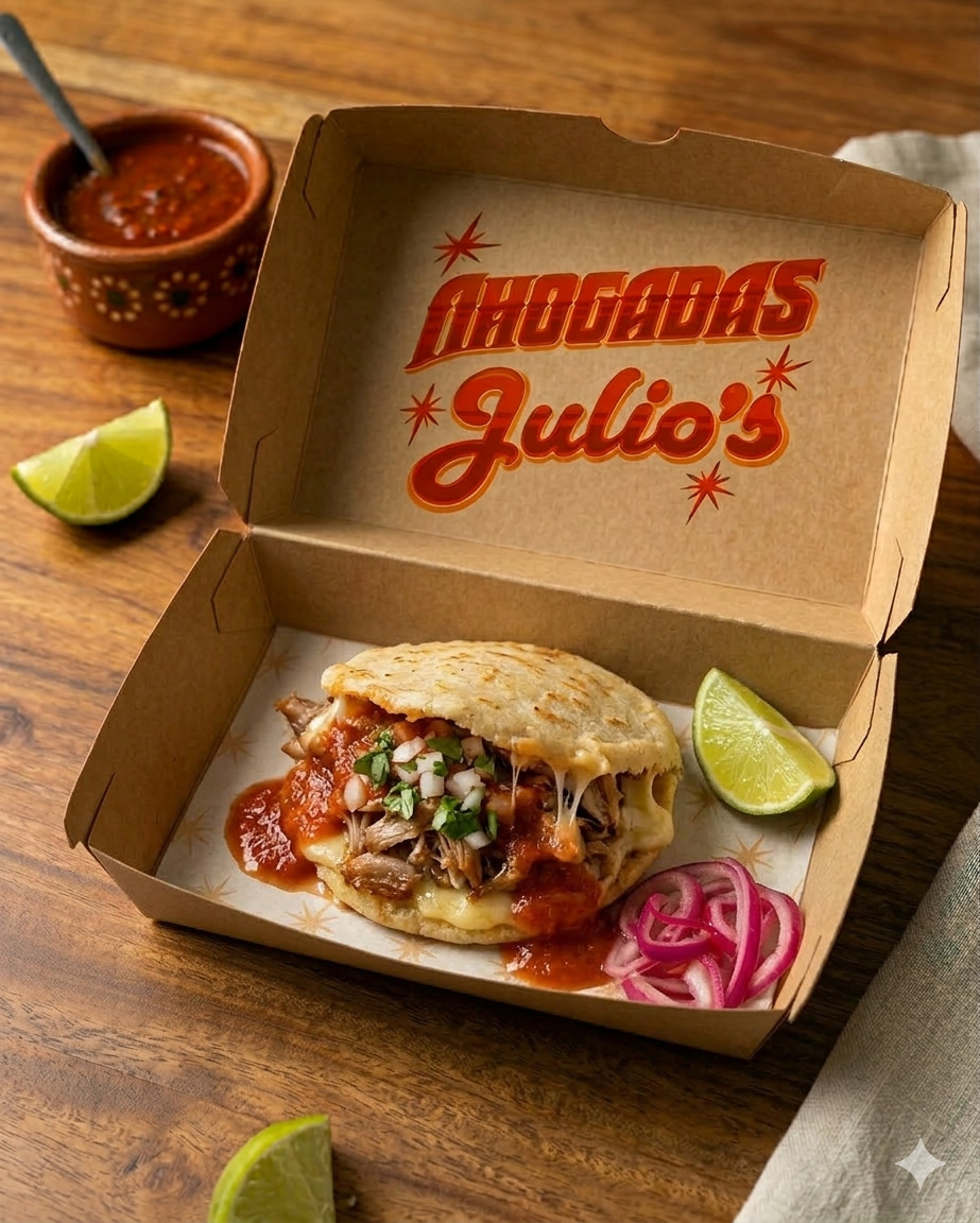 Gordita de Carne y Queso