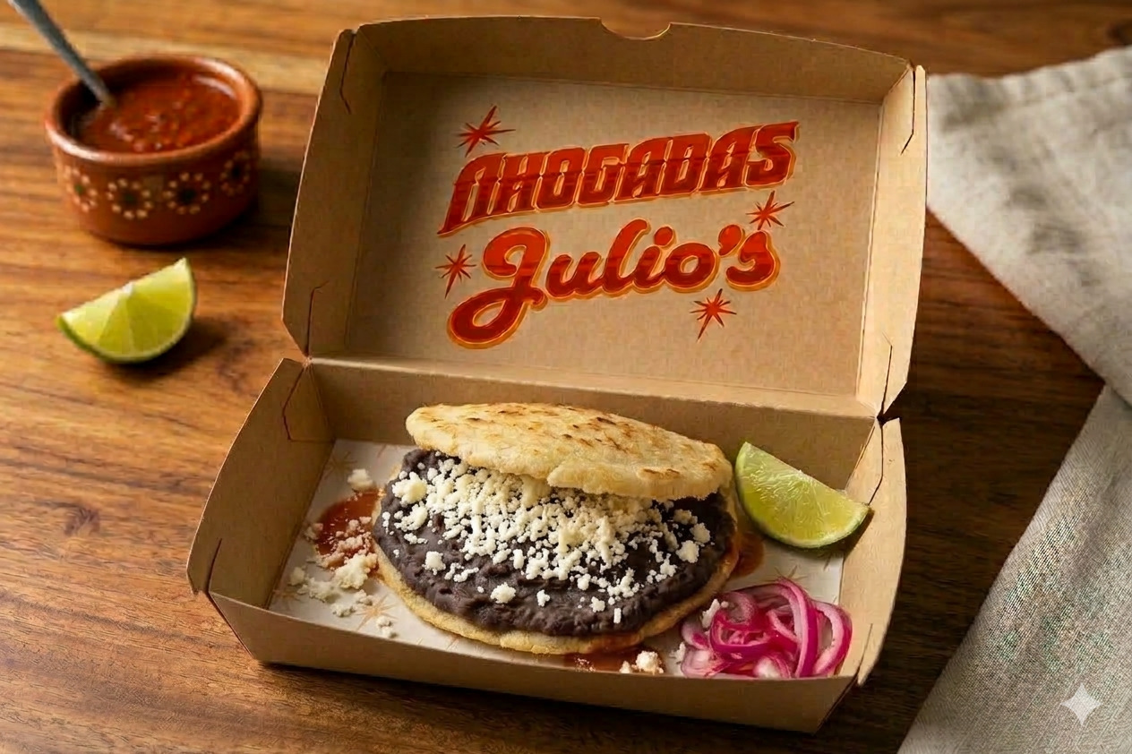 Gordita de Queso y Frijoles