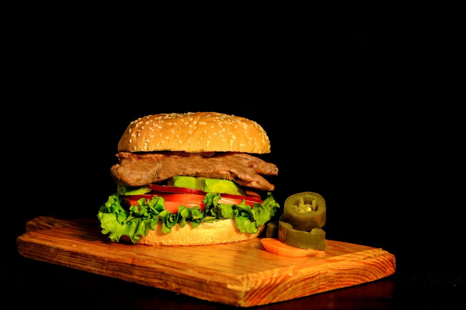 Hamburguesa Arrachera