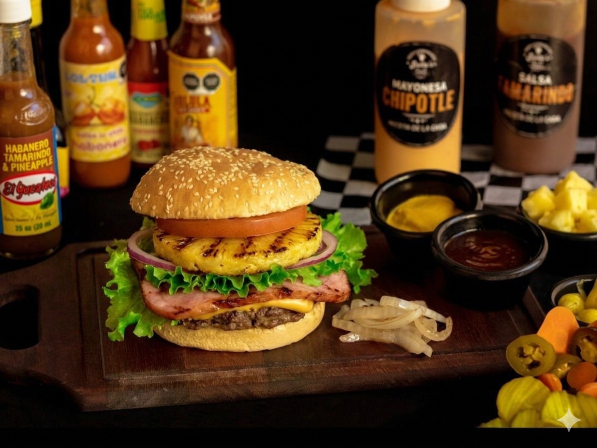 Hamburguesa Hawaiana