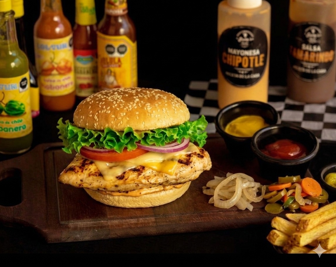 Hamburguesa de Pollo