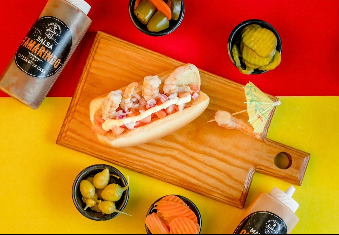 Hot Dog de Camarón
