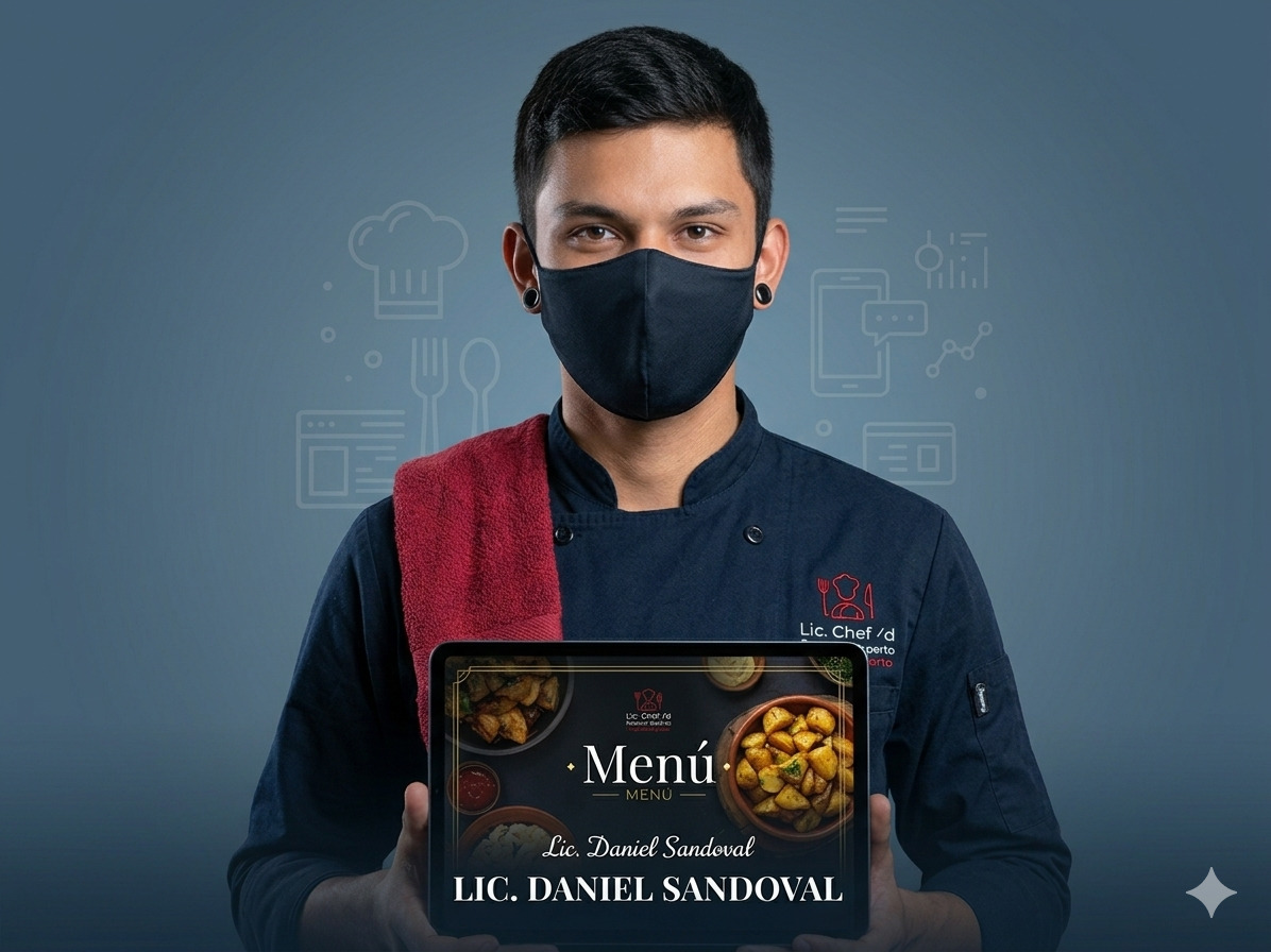 Daniel Sandoval - Licenciado en Gastronomía